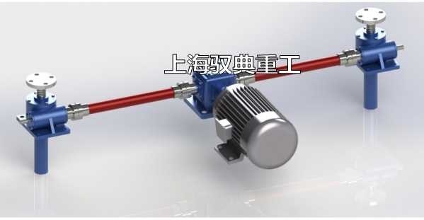 SWL絲桿升降機平臺，兩臺聯(lián)動布局圖2